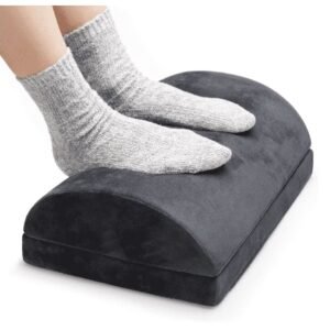 Ergonomic Memory-Foam Foot Rest (Under Desk)